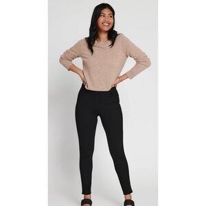 Betabrand Classic Dress Yoga Pant Black Size M Long